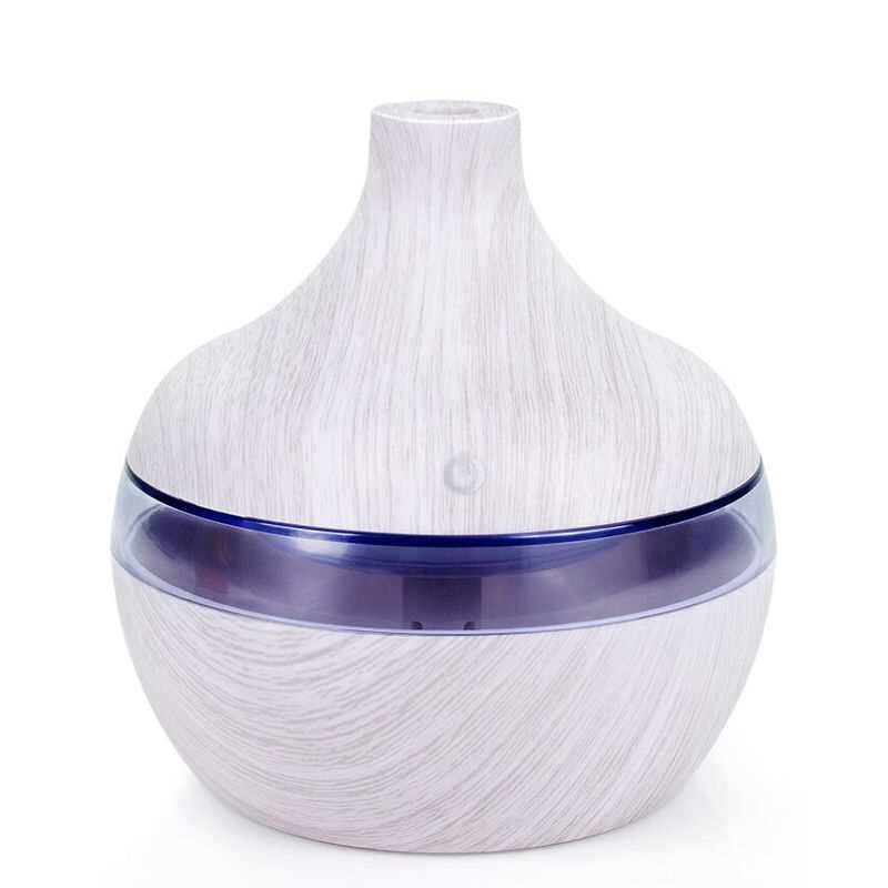 White 7 Colour LED Ultrasonic Room Humidifier Aroma Essential Oil Diffuser Air Purifier